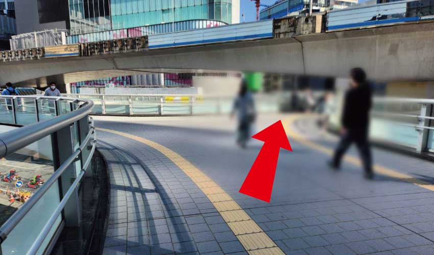 東京メトロ銀座線からのアクセス⑦