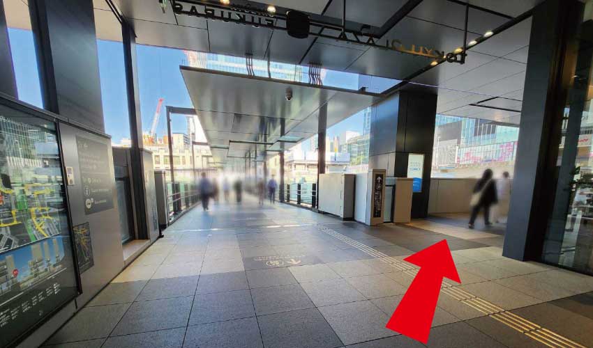 東京メトロ半蔵門線からのアクセス⑦