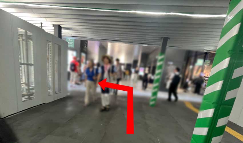 JR埼京線（渋谷駅新南改札）からのアクセス③