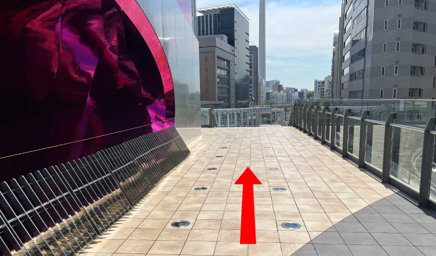 JR埼京線（渋谷駅新南改札）からのアクセス⑧