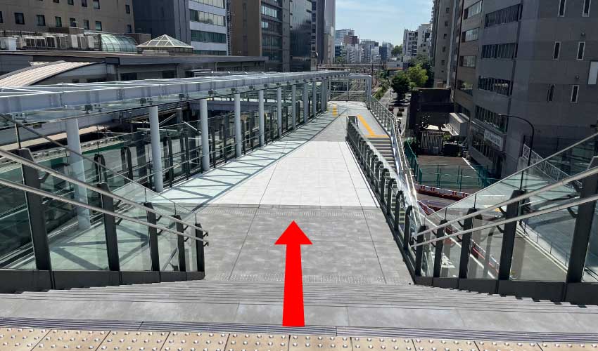 JR埼京線（渋谷駅新南改札）からのアクセス⑨