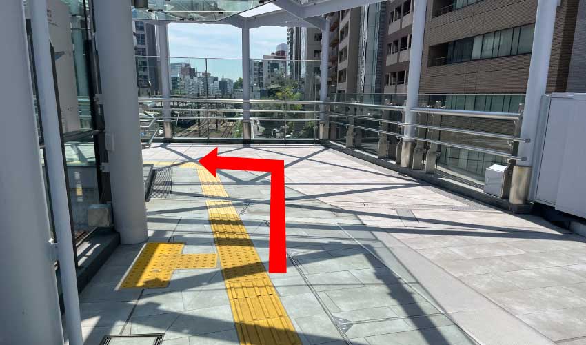 JR埼京線（渋谷駅新南改札）からのアクセス⑩