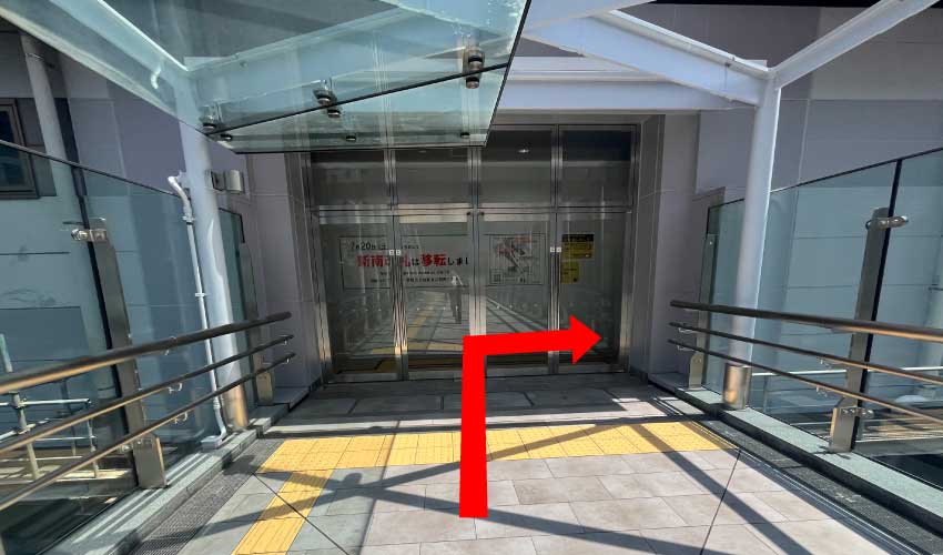 JR埼京線（渋谷駅新南改札）からのアクセス⑪