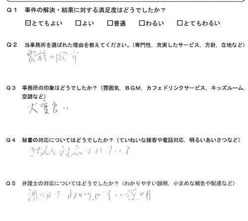 お客様の声画像